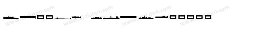 Dazzle Ships字体转换